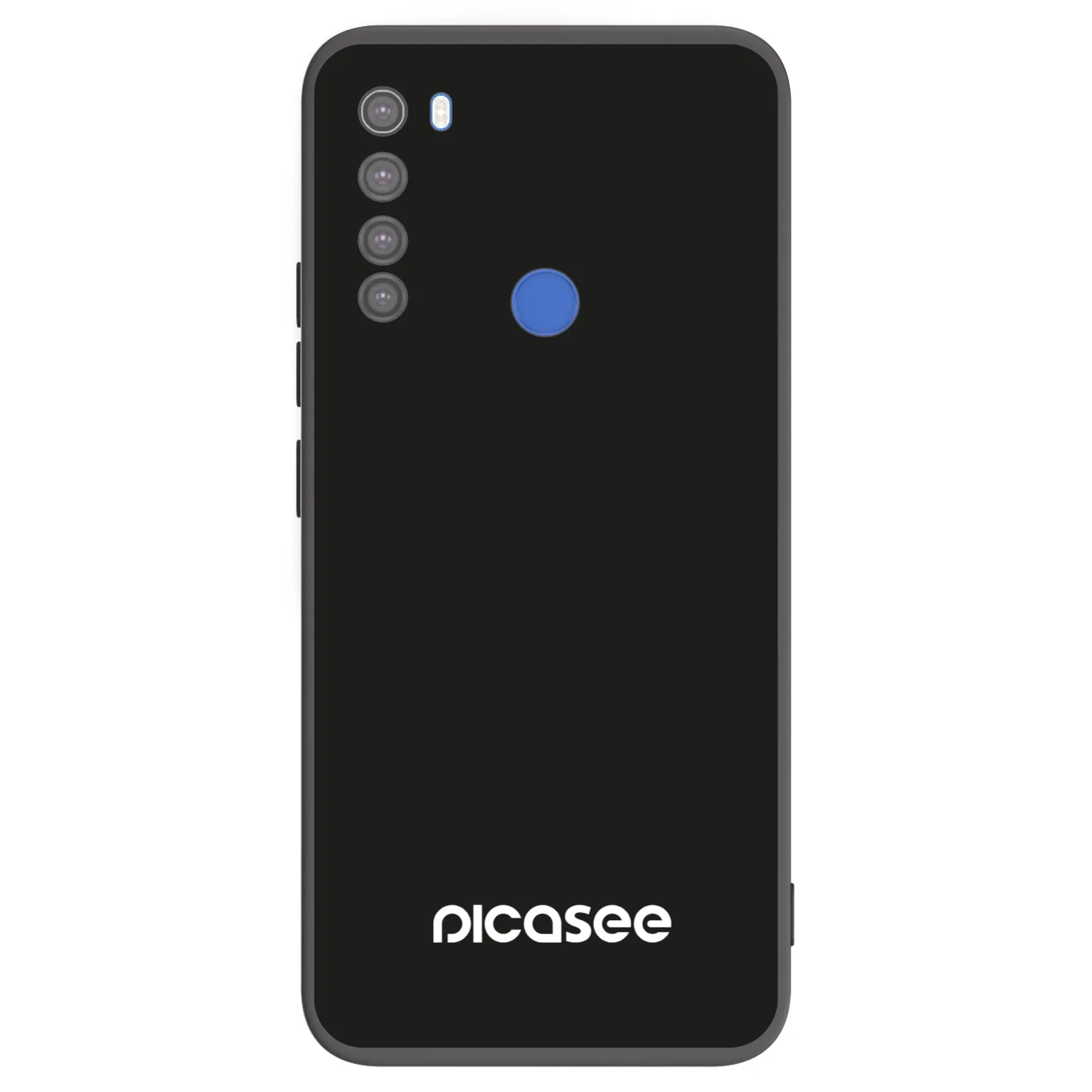 Picasee husă neagră din silicon pentru Xiaomi Redmi Note 8T - Picasee