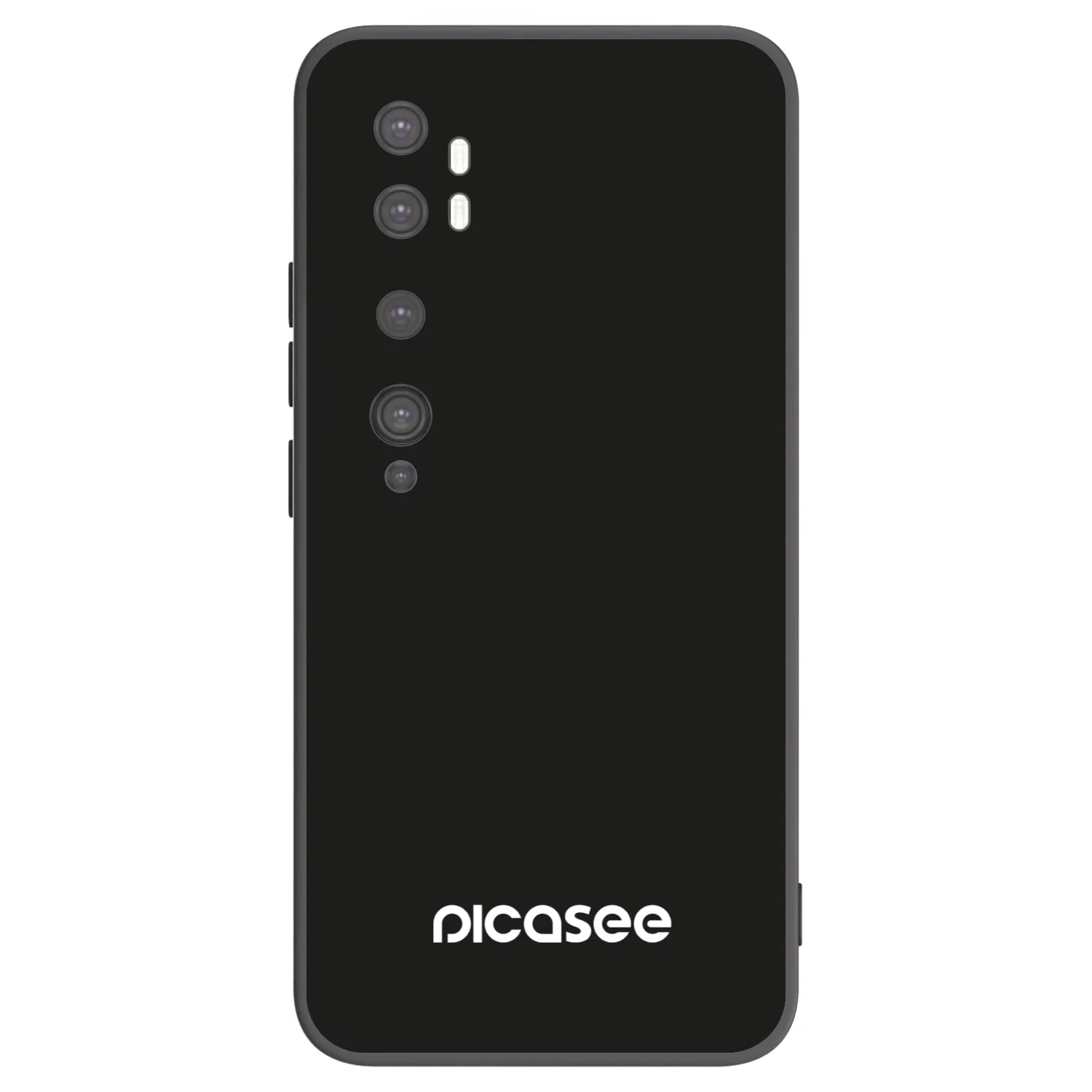 Picasee husă neagră din silicon pentru Xiaomi Mi Note 10 (Pro) - Picasee