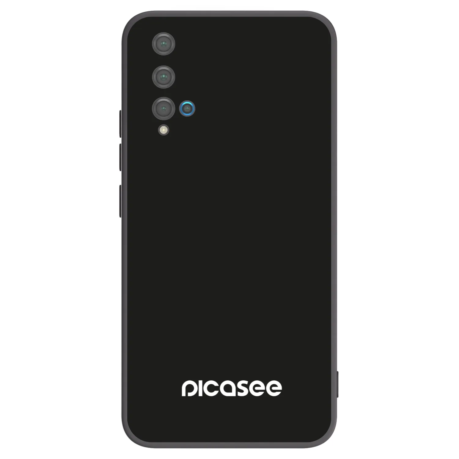 Picasee husă neagră din silicon pentru Huawei Nova 5T - Picasee