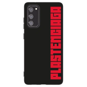 Picasee husă neagră din silicon pentru Samsung Galaxy S20 FE - Plastenciaga