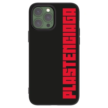 Picasee husă neagră din silicon pentru Apple iPhone 13 Pro Max - Plastenciaga