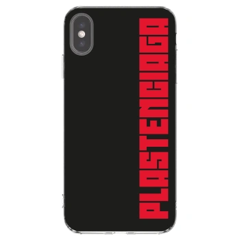 Picasee husă transparentă din silicon pentru Apple iPhone XS Max - Plastenciaga
