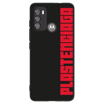 Picasee husă neagră din silicon pentru Motorola Moto G60 - Plastenciaga