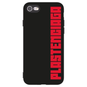Picasee husă neagră din silicon pentru Apple iPhone SE 2022 - Plastenciaga