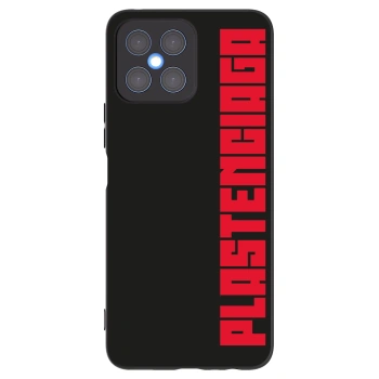 Picasee husă neagră din silicon pentru Honor X8 4G - Plastenciaga