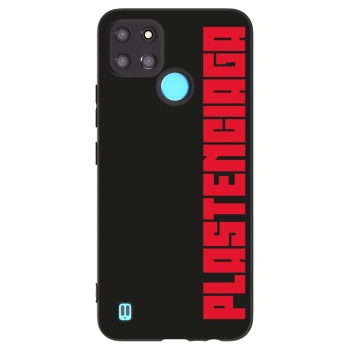 Picasee husă neagră din silicon pentru Realme C21Y - Plastenciaga