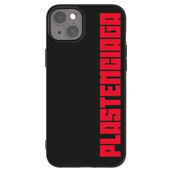 Picasee husă neagră din silicon pentru Apple iPhone 15 Plus - Plastenciaga