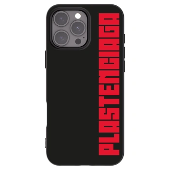 Picasee husă neagră din silicon pentru Apple iPhone 16 Pro Max - Plastenciaga