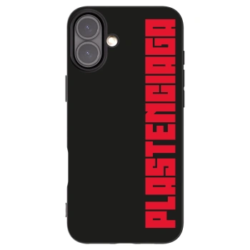 Picasee husă neagră din silicon pentru Apple iPhone 16 Plus - Plastenciaga