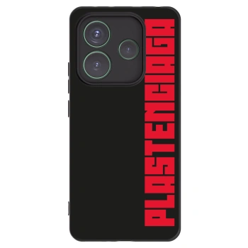 Picasee husă neagră din silicon pentru Xiaomi Redmi Note 14 5G - Plastenciaga