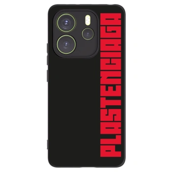 Picasee husă neagră din silicon pentru Xiaomi Redmi Note 14 4G - Plastenciaga