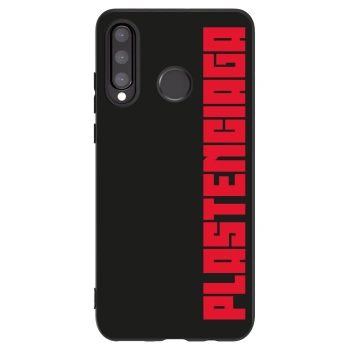 Picasee husă neagră din silicon pentru Huawei P30 Lite - Plastenciaga