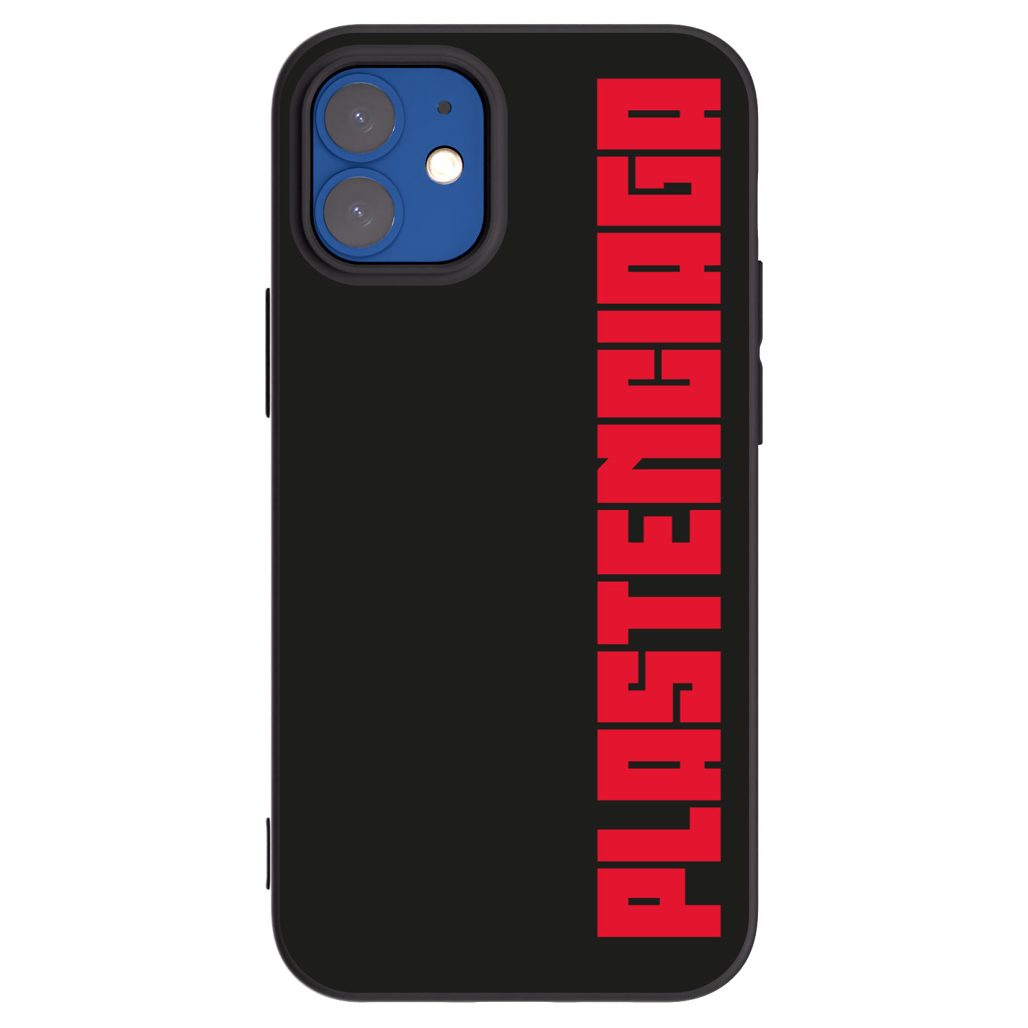 Picasee husă neagră din silicon pentru Apple iPhone 12 mini - Plastenciaga