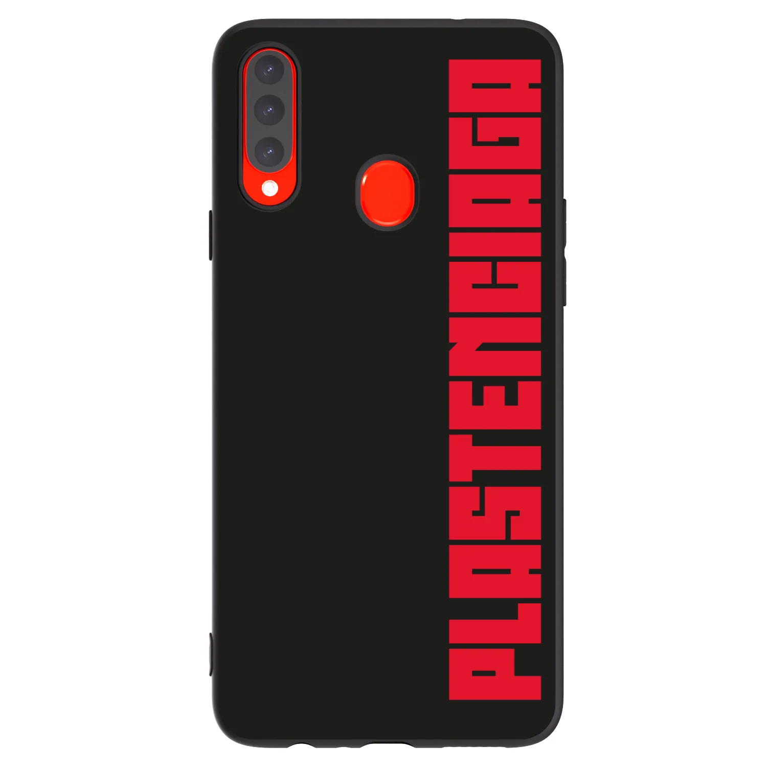 Picasee husă neagră din silicon pentru Samsung Galaxy A20s - Plastenciaga