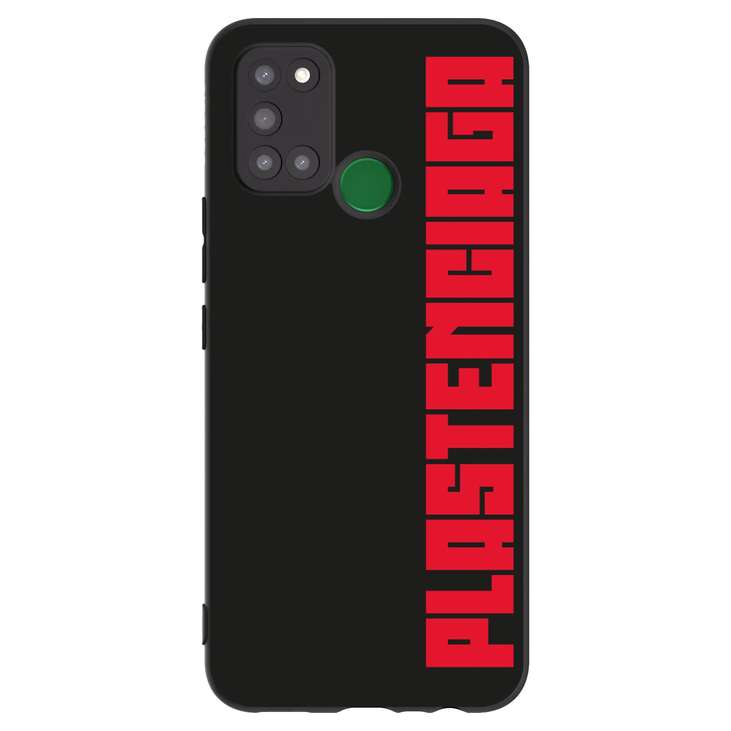 Picasee husă neagră din silicon pentru Realme 7i - Plastenciaga