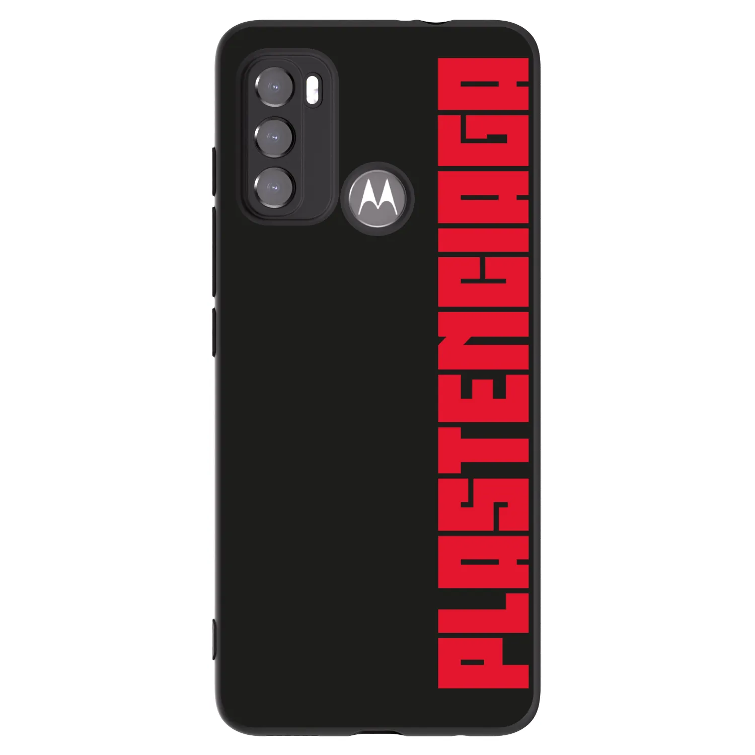 Picasee husă neagră din silicon pentru Motorola Moto G60 - Plastenciaga