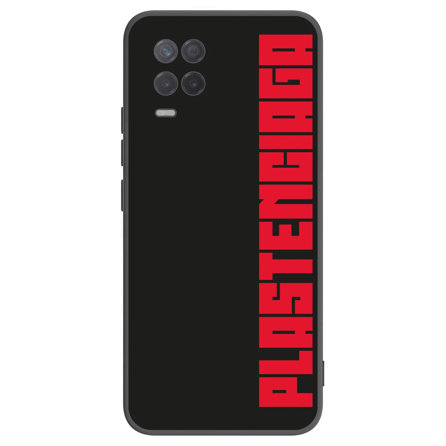 Picasee husă neagră din silicon pentru Realme 8 5G - Plastenciaga