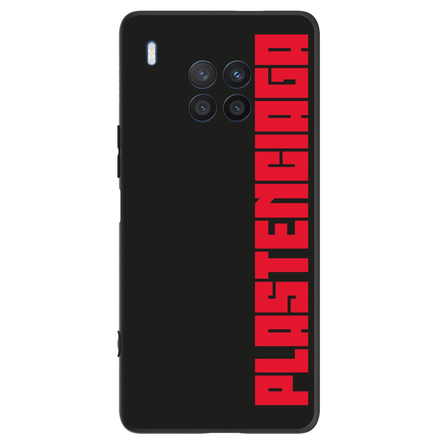 Picasee husă neagră din silicon pentru Honor 50 Lite - Plastenciaga