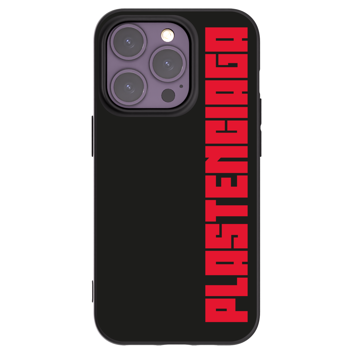 Picasee husă neagră din silicon pentru Apple iPhone 14 Pro - Plastenciaga