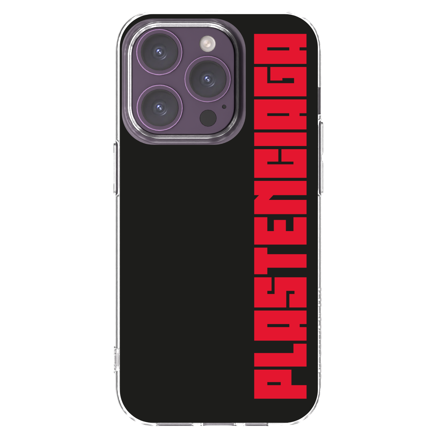 Picasee husă transparentă din silicon pentru Apple iPhone 14 Pro - Plastenciaga