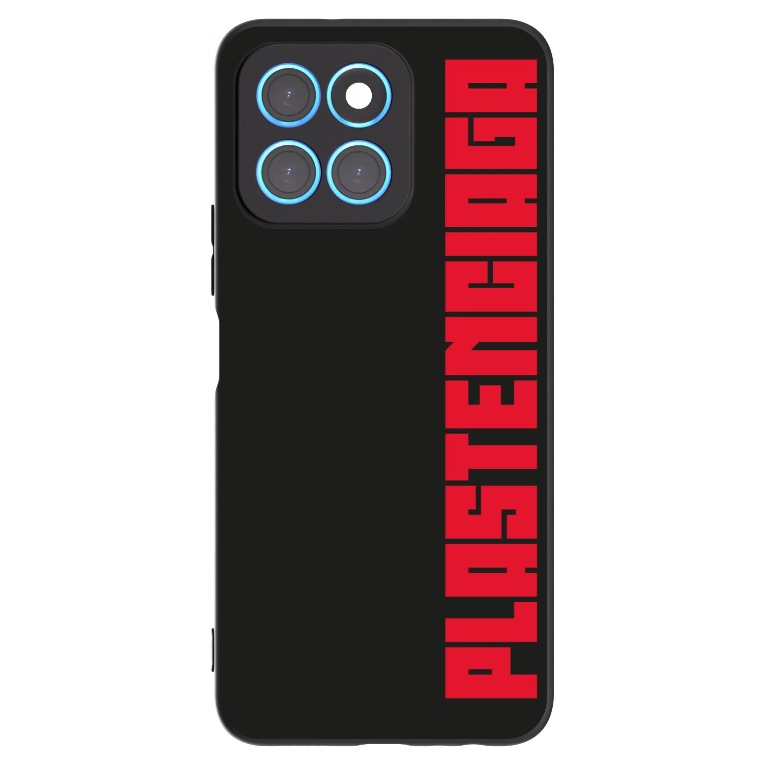 Picasee husă neagră din silicon pentru Honor X8 5G - Plastenciaga