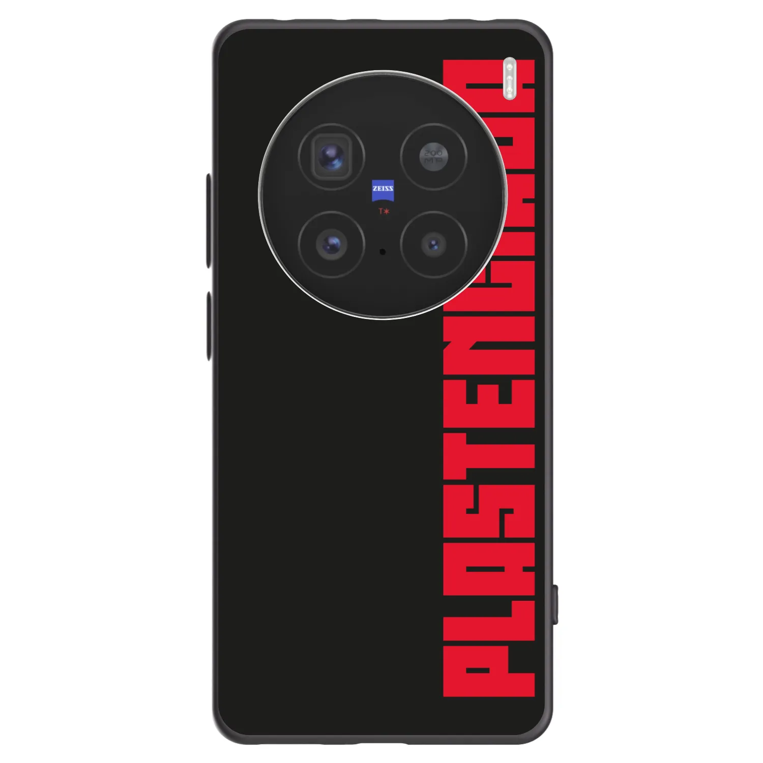 Picasee husă neagră din silicon pentru Vivo X200 Pro - Plastenciaga