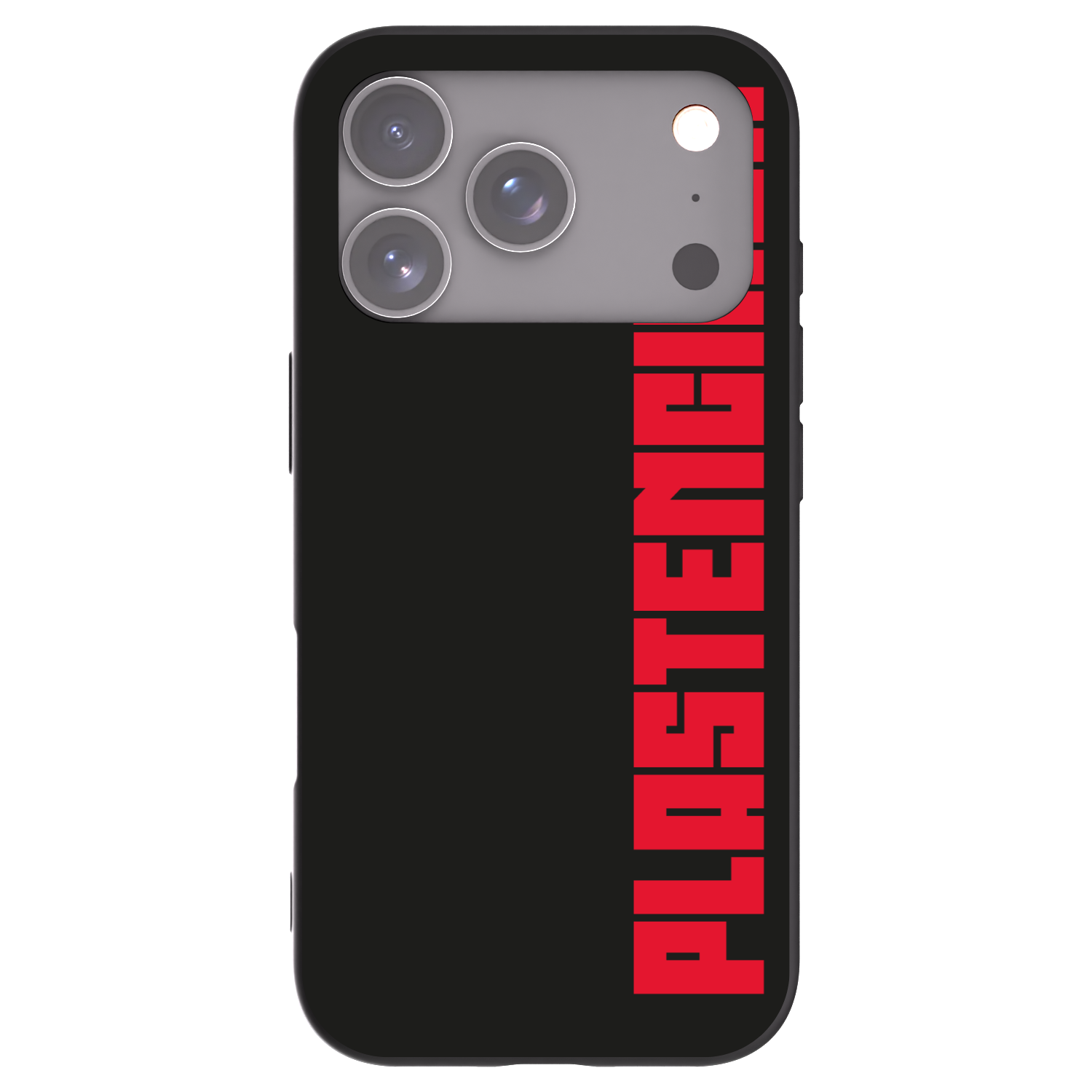 Picasee husă neagră din silicon pentru Apple iPhone 17 Pro - Plastenciaga