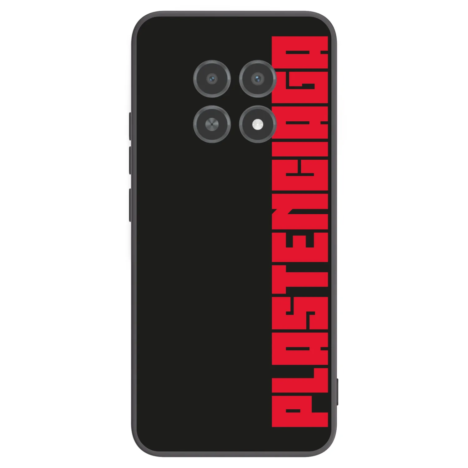 Picasee husă neagră din silicon pentru Realme 12X - Plastenciaga