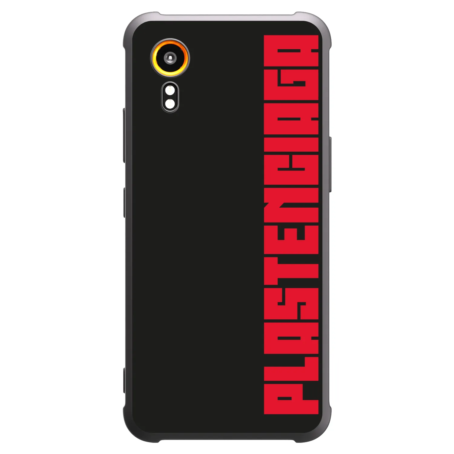Picasee husă neagră din silicon pentru Samsung Galaxy Xcover 7 - Plastenciaga