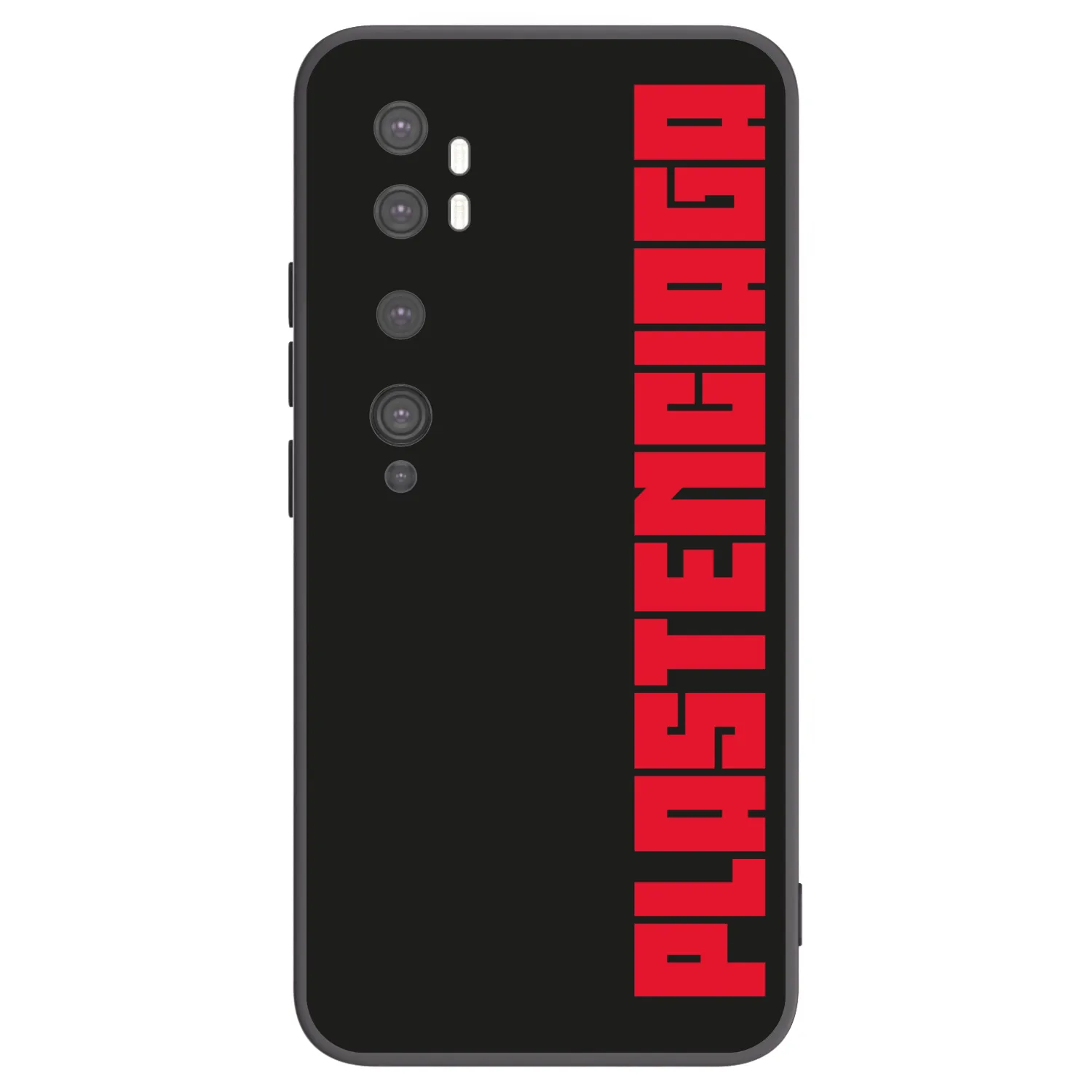 Picasee husă neagră din silicon pentru Xiaomi Mi Note 10 (Pro) - Plastenciaga