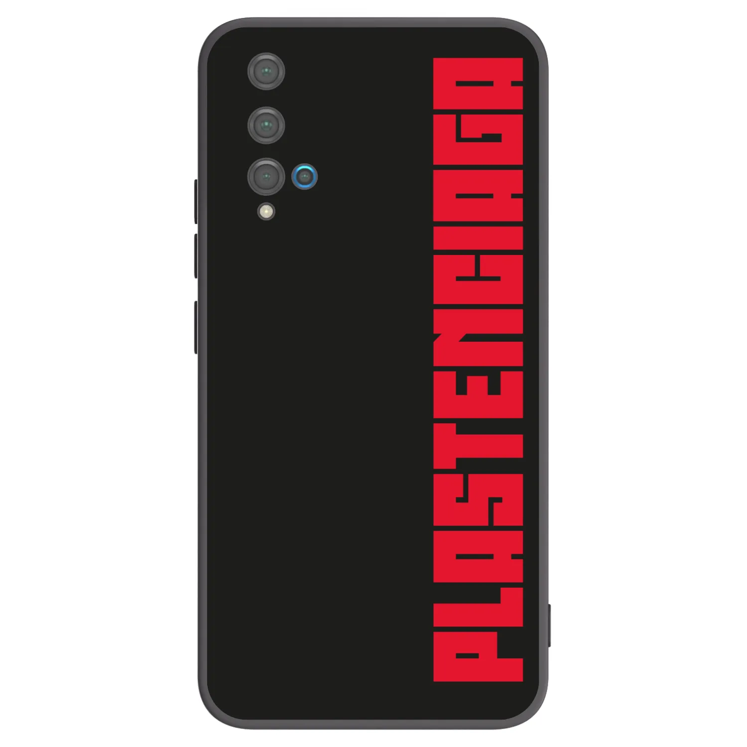 Picasee husă neagră din silicon pentru Huawei Nova 5T - Plastenciaga