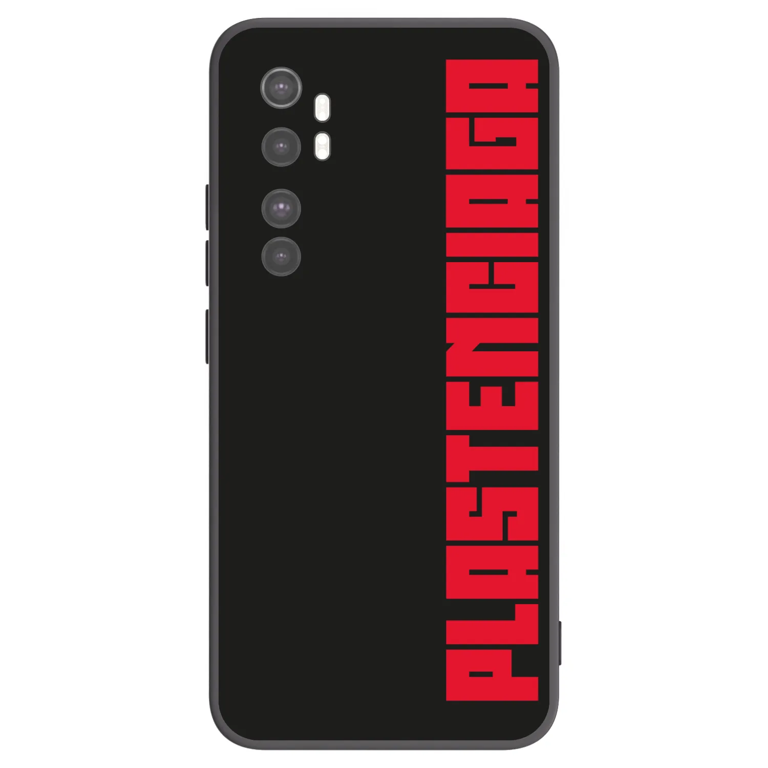 Picasee husă neagră din silicon pentru Xiaomi Mi Note 10 Lite - Plastenciaga