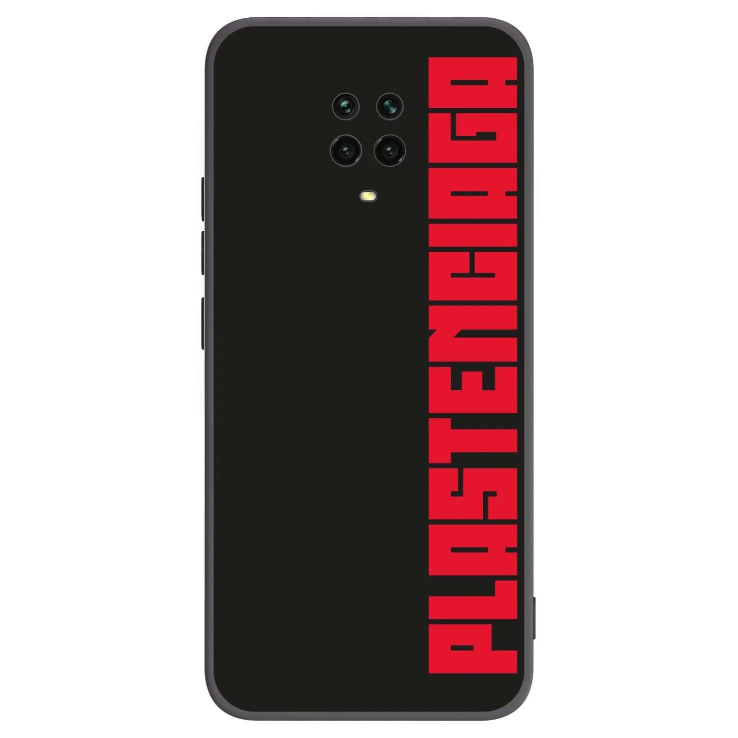 Picasee husă neagră din silicon pentru Xiaomi Redmi Note 9S - Plastenciaga