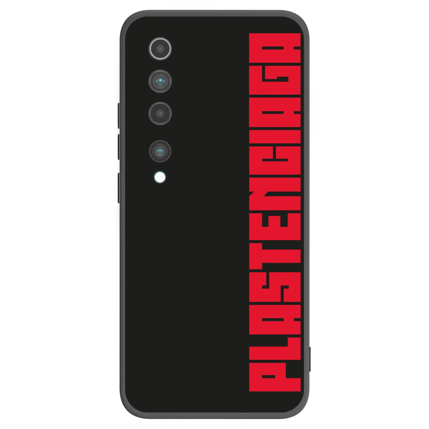 Picasee husă neagră din silicon pentru Xiaomi Mi 10 - Plastenciaga