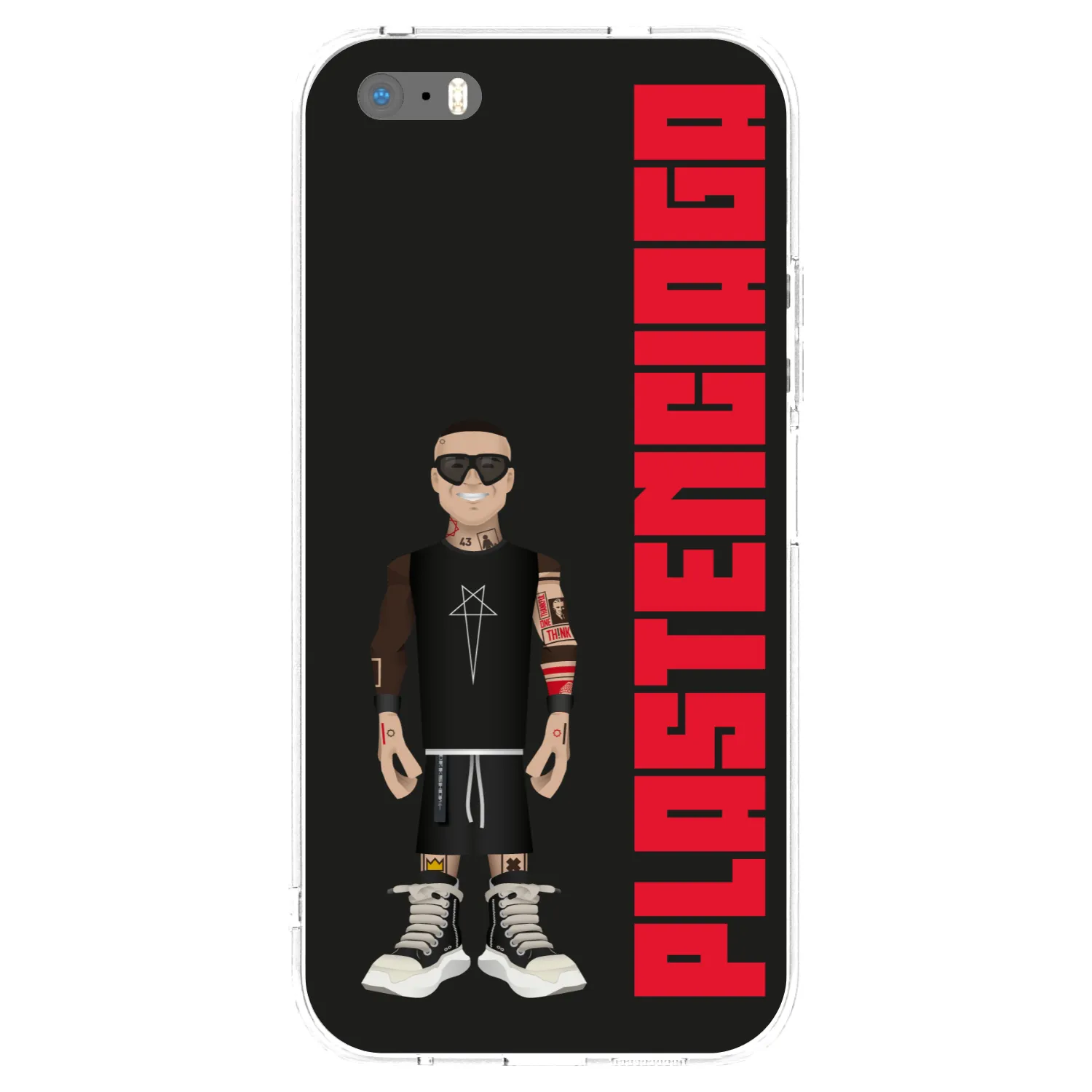 Picasee husă transparentă din silicon pentru Apple iPhone 5/5S/SE - Tomáš Rajchl