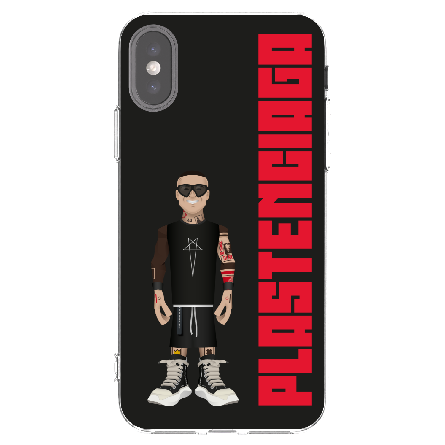 Picasee husă transparentă din silicon pentru Apple iPhone X/XS - Tomáš Rajchl