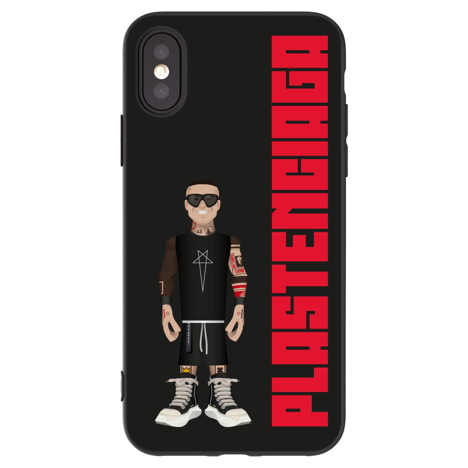 Picasee husă neagră din silicon pentru Apple iPhone X/XS - Tomáš Rajchl