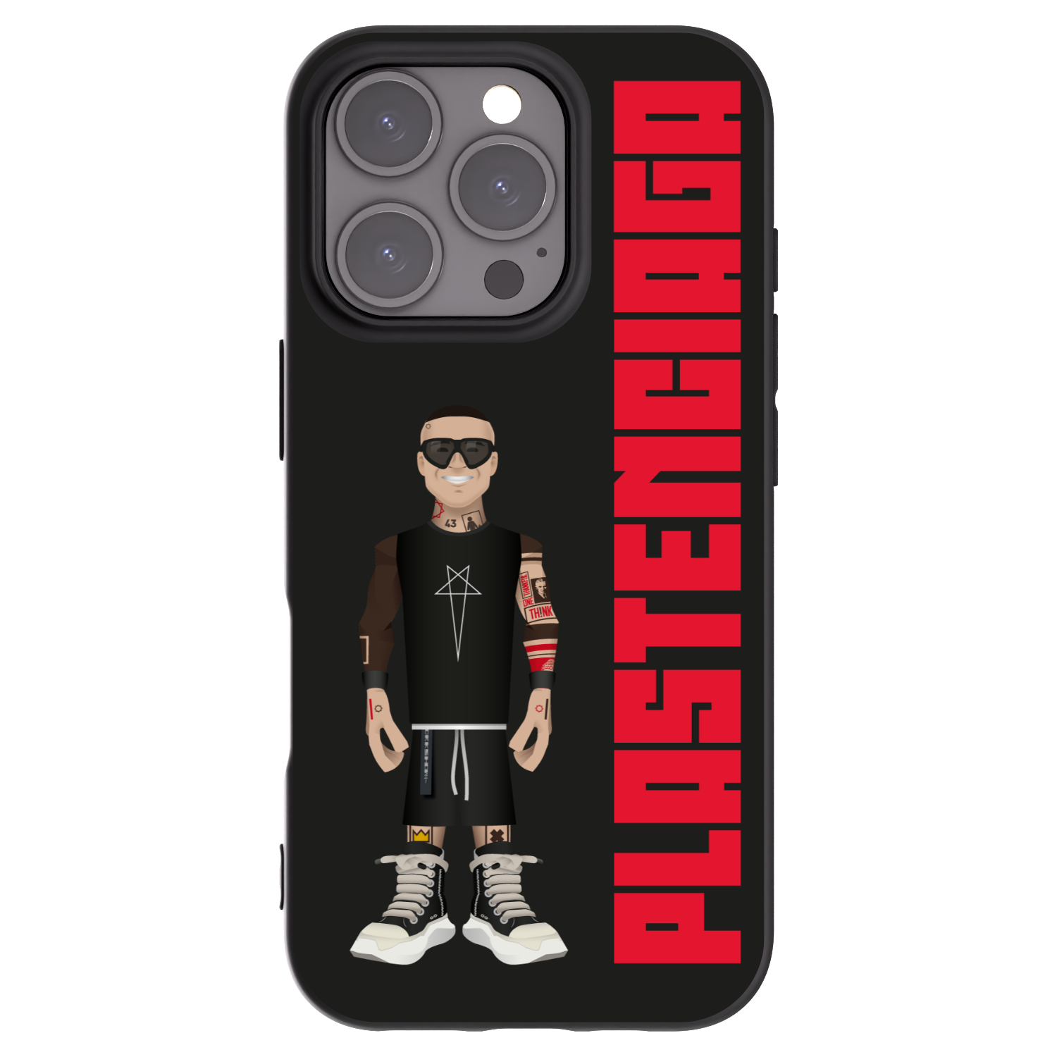 Picasee husă neagră din silicon pentru Apple iPhone 16 Pro - Tomáš Rajchl