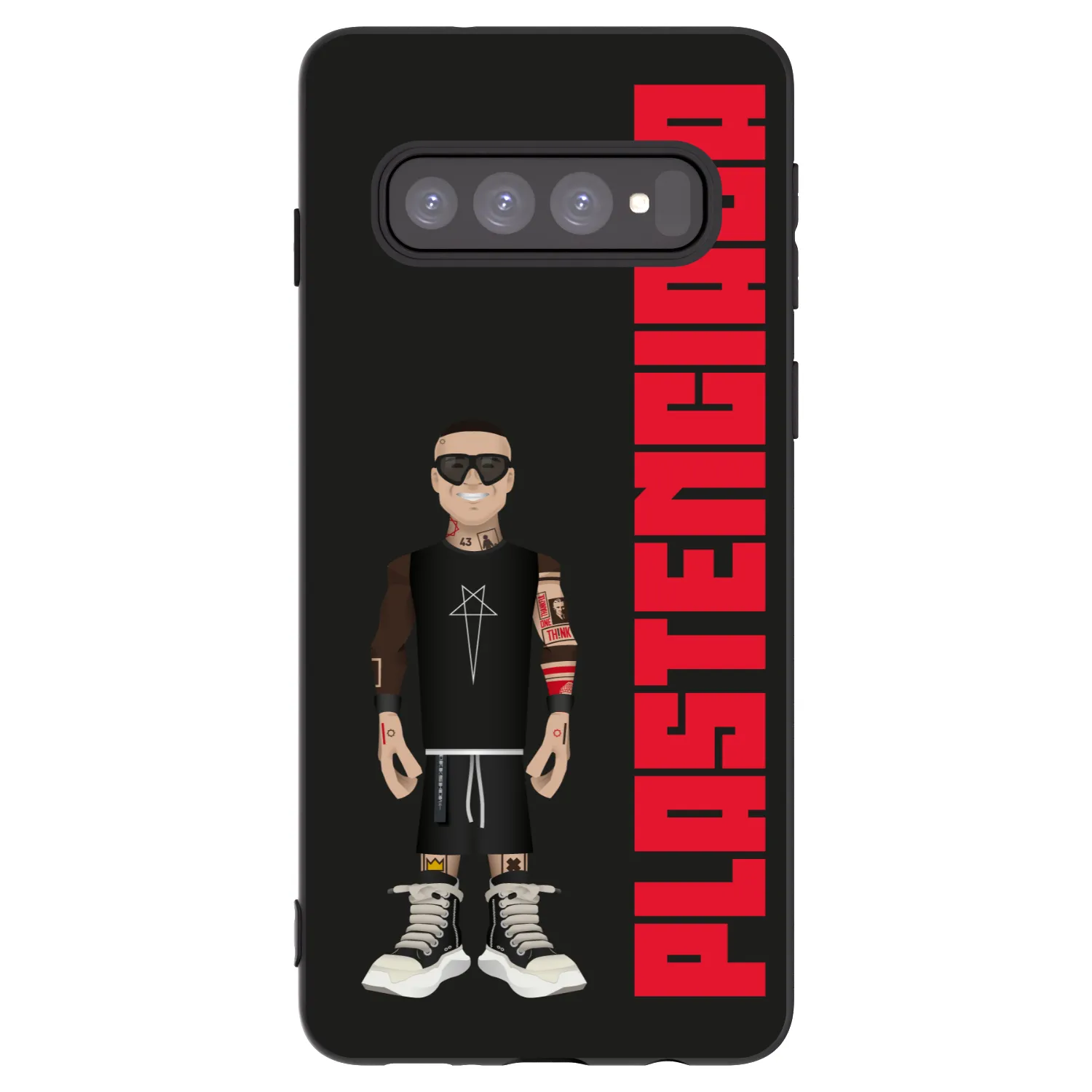 Picasee husă neagră din silicon pentru Samsung Galaxy S10 G973 - Tomáš Rajchl