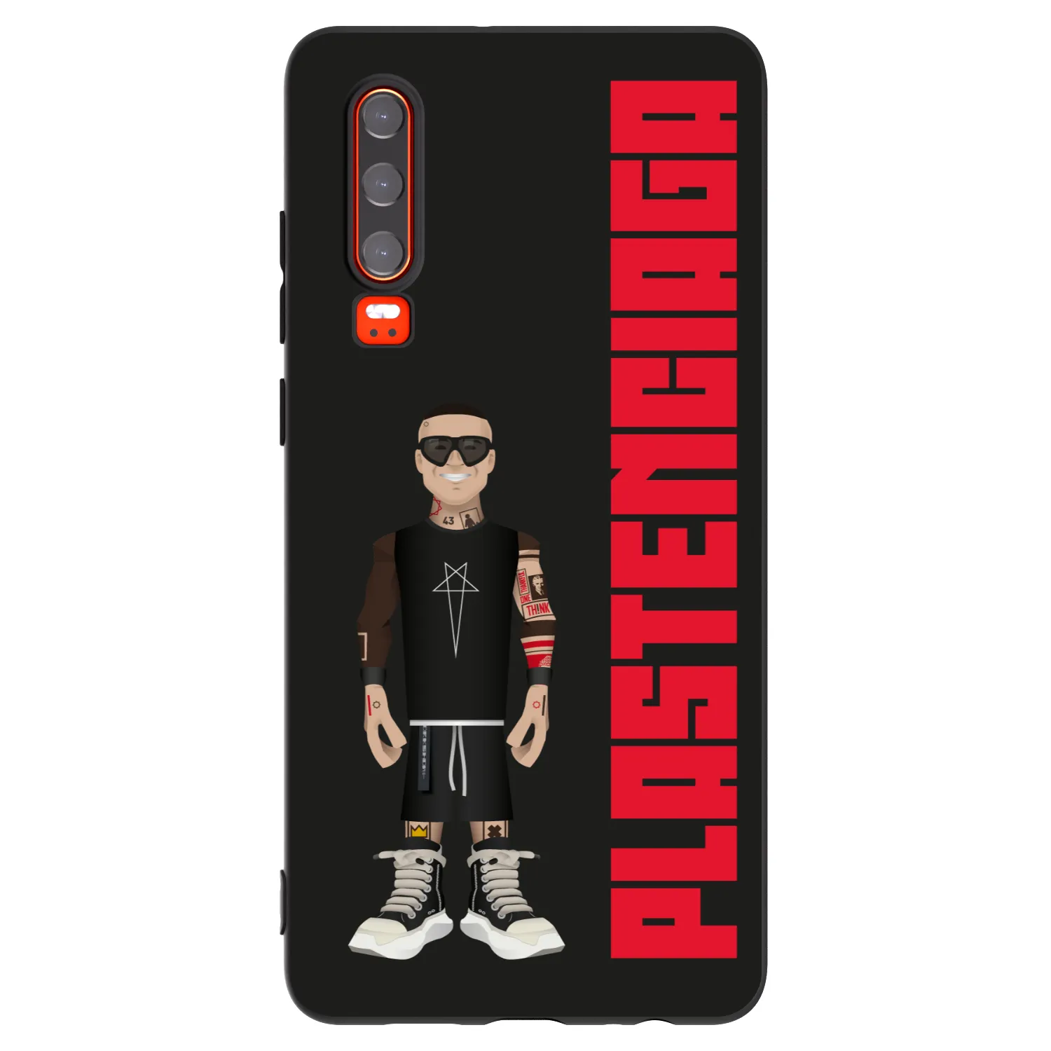 Picasee husă neagră din silicon pentru Huawei P30 - Tomáš Rajchl