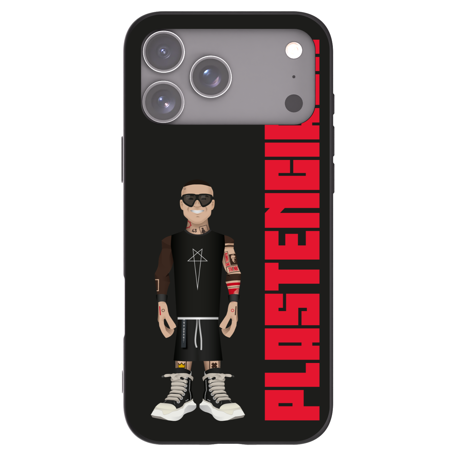 Picasee husă neagră din silicon pentru Apple iPhone 17 Pro Max - Tomáš Rajchl