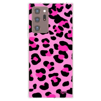 Picasee husă transparentă din silicon pentru Samsung Galaxy Note 20 Ultra - Pink Tiger