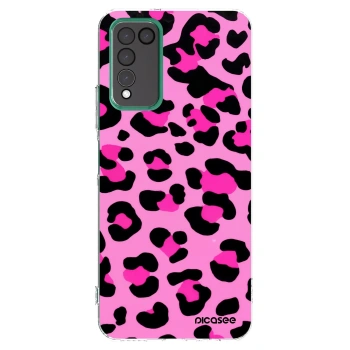 Picasee husă transparentă din silicon pentru Honor 10X Lite - Pink Tiger
