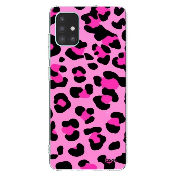 Picasee husă transparentă din silicon pentru Samsung Galaxy M51 M515F - Pink Tiger