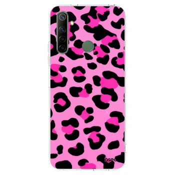 Picasee husă transparentă din silicon pentru Realme 6i - Pink Tiger