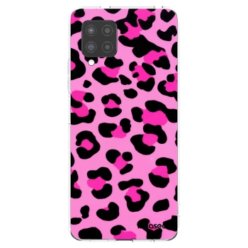 Picasee husă transparentă din silicon pentru Samsung Galaxy A42 A426B - Pink Tiger