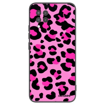 Picasee husă neagră din silicon pentru Samsung Galaxy A42 A426B - Pink Tiger