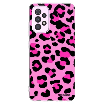 Picasee husă transparentă din silicon pentru Samsung Galaxy A32 5G A326B - Pink Tiger
