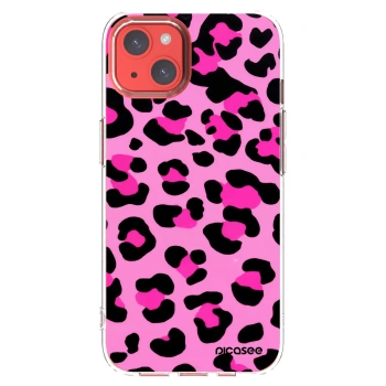 Picasee husă transparentă din silicon pentru Apple iPhone 13 - Pink Tiger