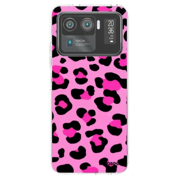 Picasee husă transparentă din silicon pentru Xiaomi Mi 11 Ultra - Pink Tiger